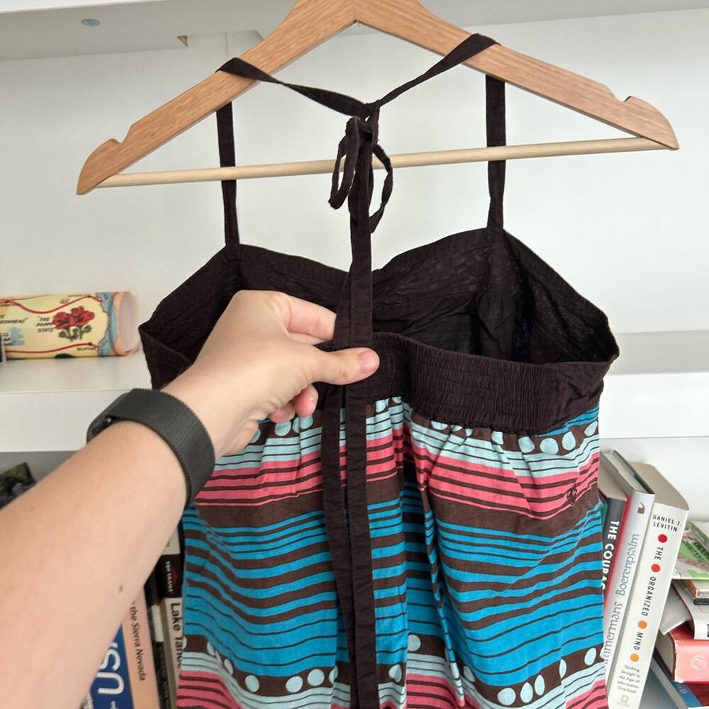 Volcom Multi coloured striped midi dress - Picture 3 of 4